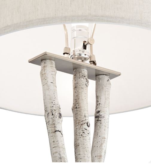 White Birch Floor Lamp