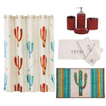 Cactus 9 PC Bathroom Decor Set