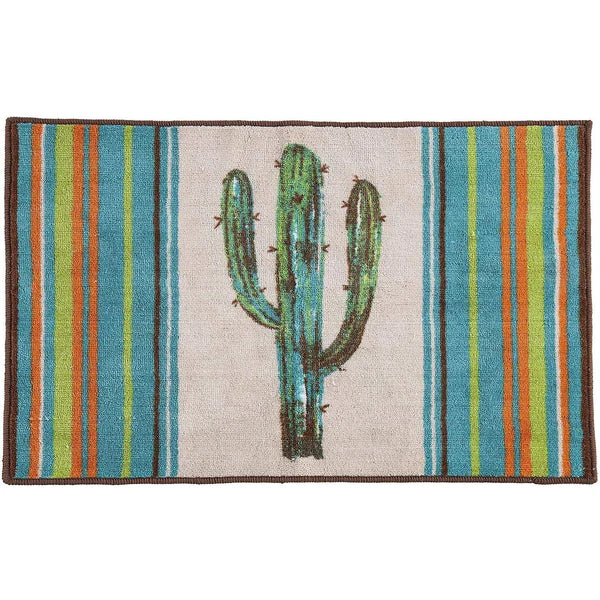 Cactus 8PC Bath Accessory and Cream Towel Set