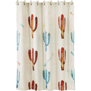 Cactus 8PC Bath Accessory and Cream Towel Set
