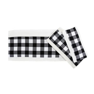 Camille Buffalo Check 5 PC Bath Accessory and Towel Set