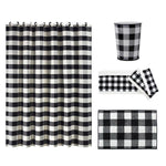 Camille Buffalo Check 6PC Bathroom Set
