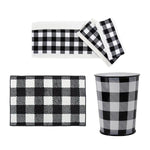 Camille Buffalo Check 5 PC Bath Accessory and Towel Set