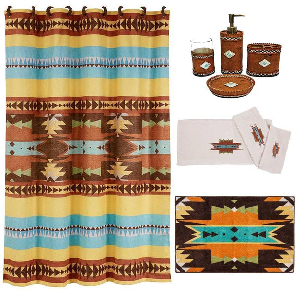 Socorro 9PC Bath Accessory and Mesa Towel Set