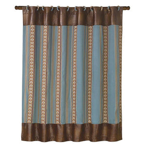 Ruidoso Aztec Stripe Shower Curtain