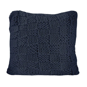 Chess Knitted Pillow Sham