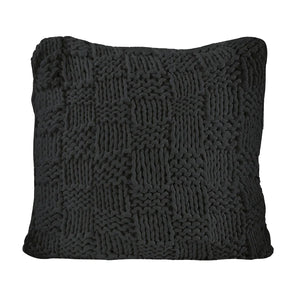 Chess Knitted Pillow Sham
