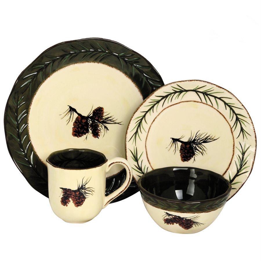 Pine Cone Dinnerware Set