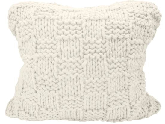 Chess Knitted Pillow Sham
