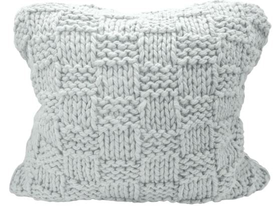 Chess Knitted Pillow Sham