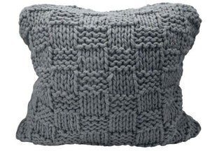 Chess Knitted Pillow Sham