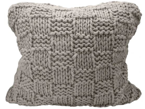 Chess Knitted Pillow Sham