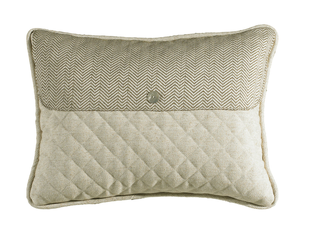 FAIRFIELD CREAM & TAUPE ENVELOPE PILLOW