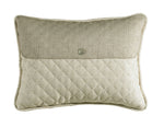 FAIRFIELD CREAM & TAUPE ENVELOPE PILLOW