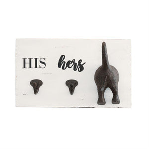 His and Her Dog Hook