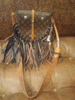 Medium Flap Fringe Purse