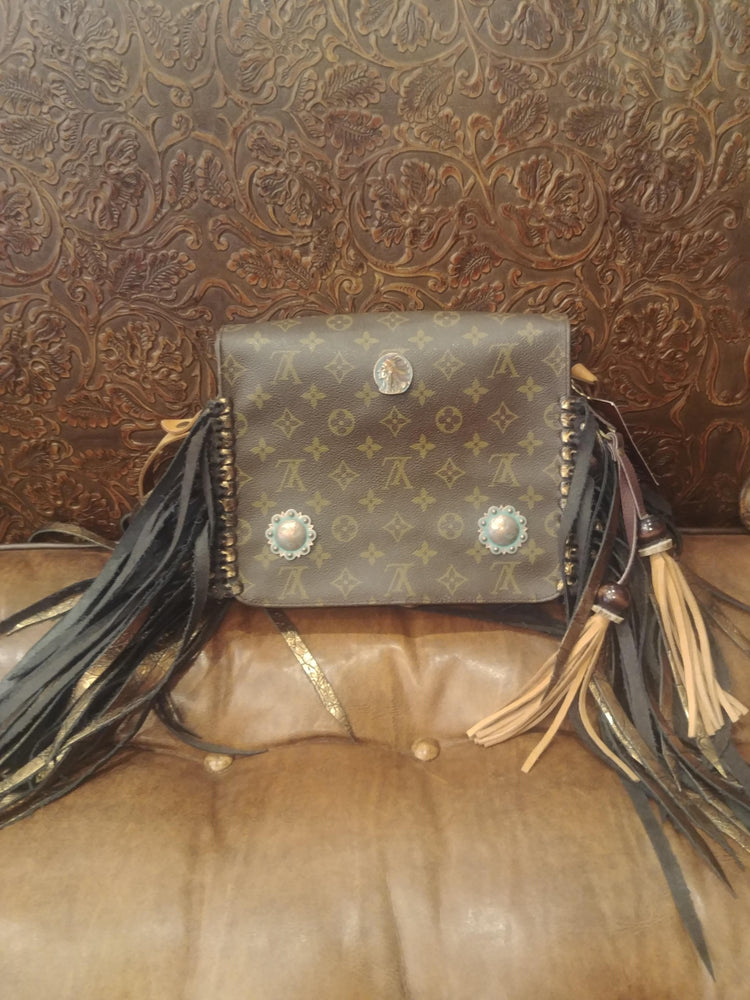 Louis Vuitton, Bags, Fringe Louis Vuitton Crossbody With Turquoise