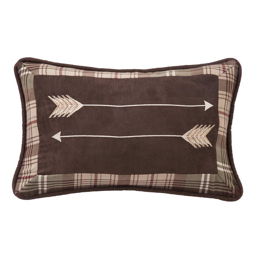 Huntsman Embroidered Arrow Pillow