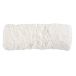 White Mongolian Faux Fur Pillow