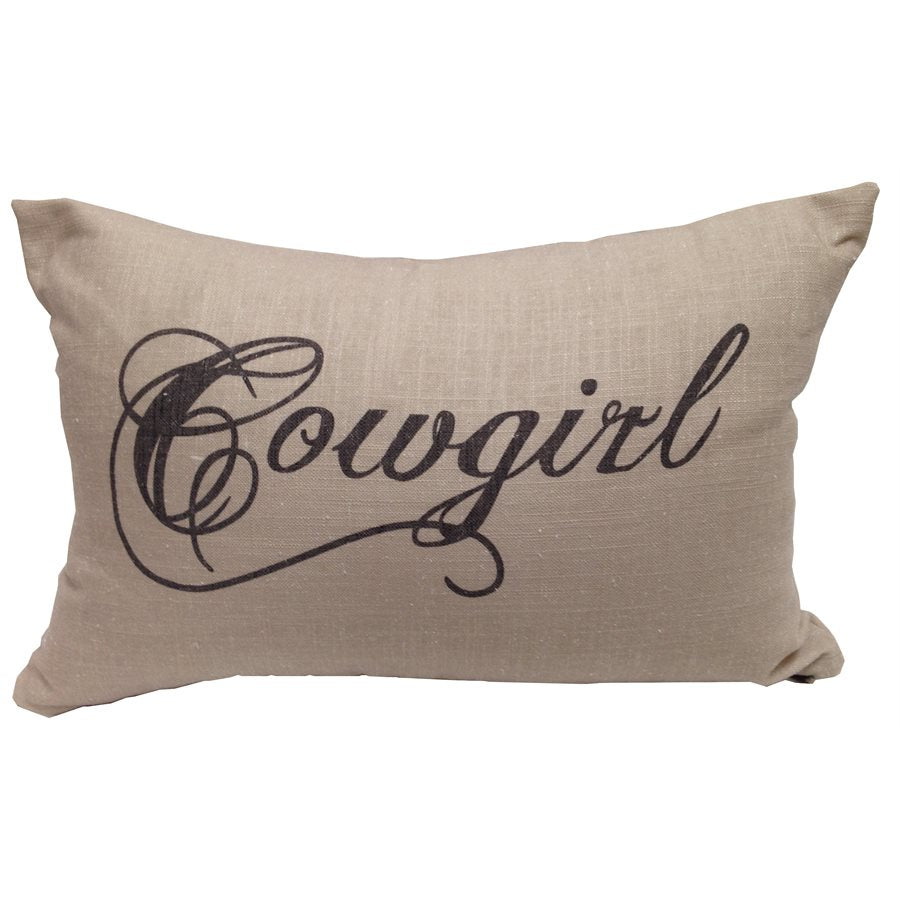 Cowgirl Linen Pillow