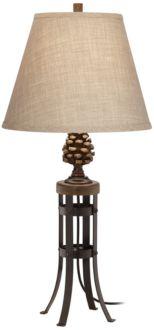 Pine Cone View Table Lamp