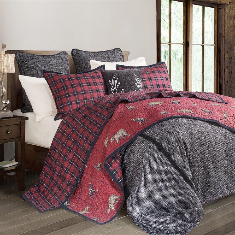 Woodland Plaid Bedding Set – LUXE Ranch - Main Image