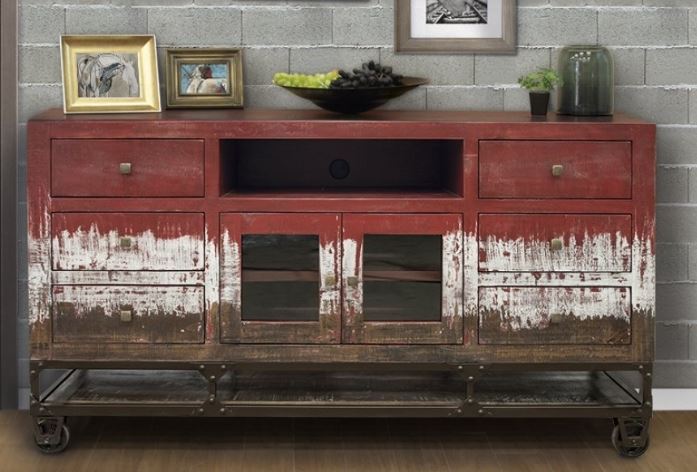 Red 70" Tv Console
