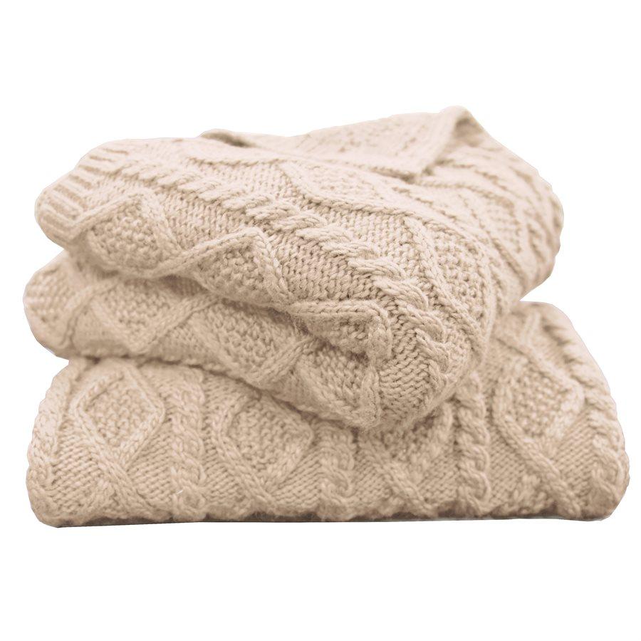 Cable Knitted Throw