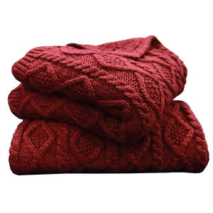 Cable Knitted Throw