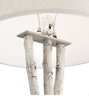 White Birch Floor Lamp