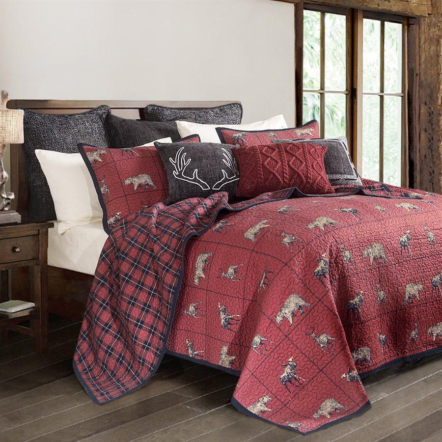 Woodland Plaid Bedding Set – LUXE Ranch
