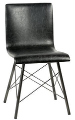 Black Leather Dining Chair