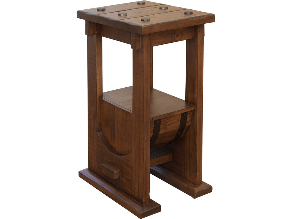 Barrel Chair Side Table
