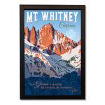 Vintage Mt. Whitney Wall Art