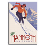 Vintage Mammoth Skier Wall Art