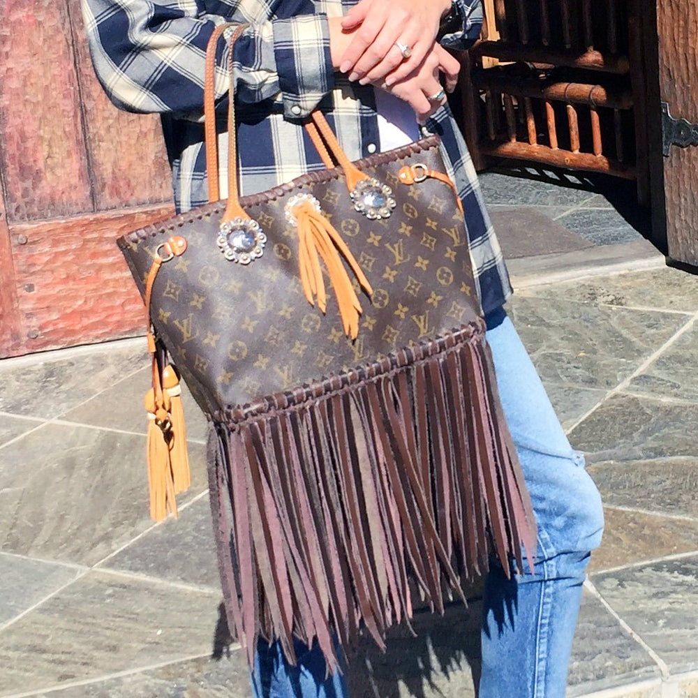 Custom Fringe Louis Vuitton Bag