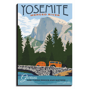 Vintage Yosemite Wall Art