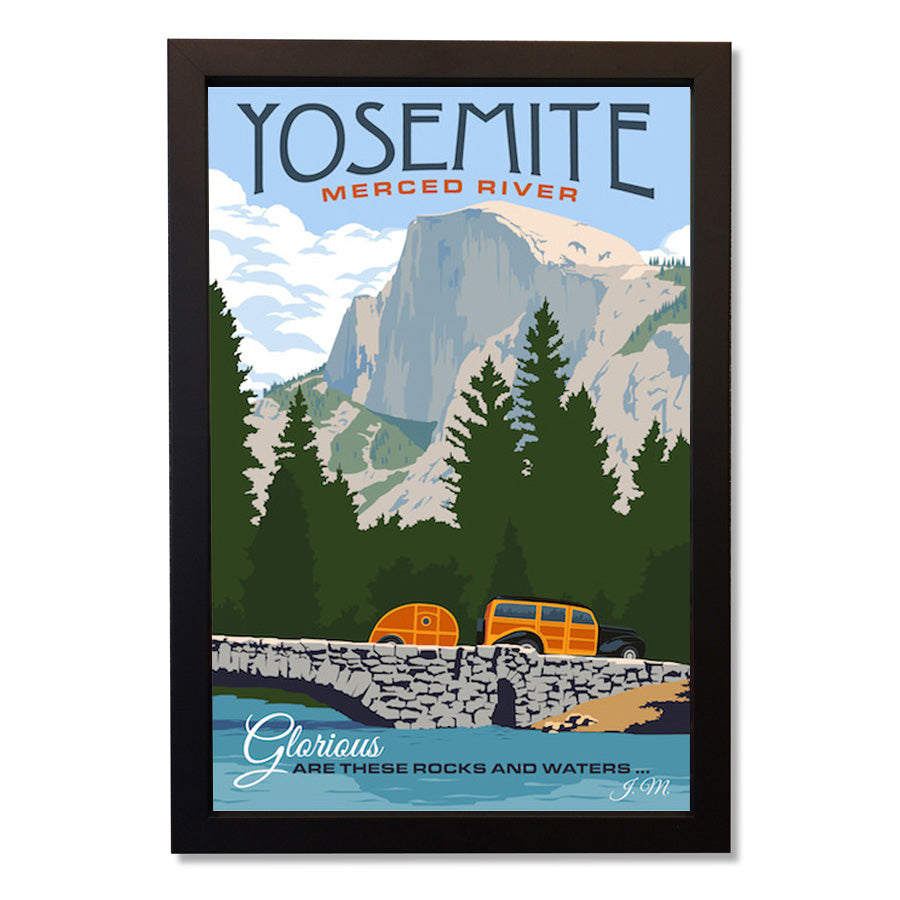 Vintage Yosemite Wall Art